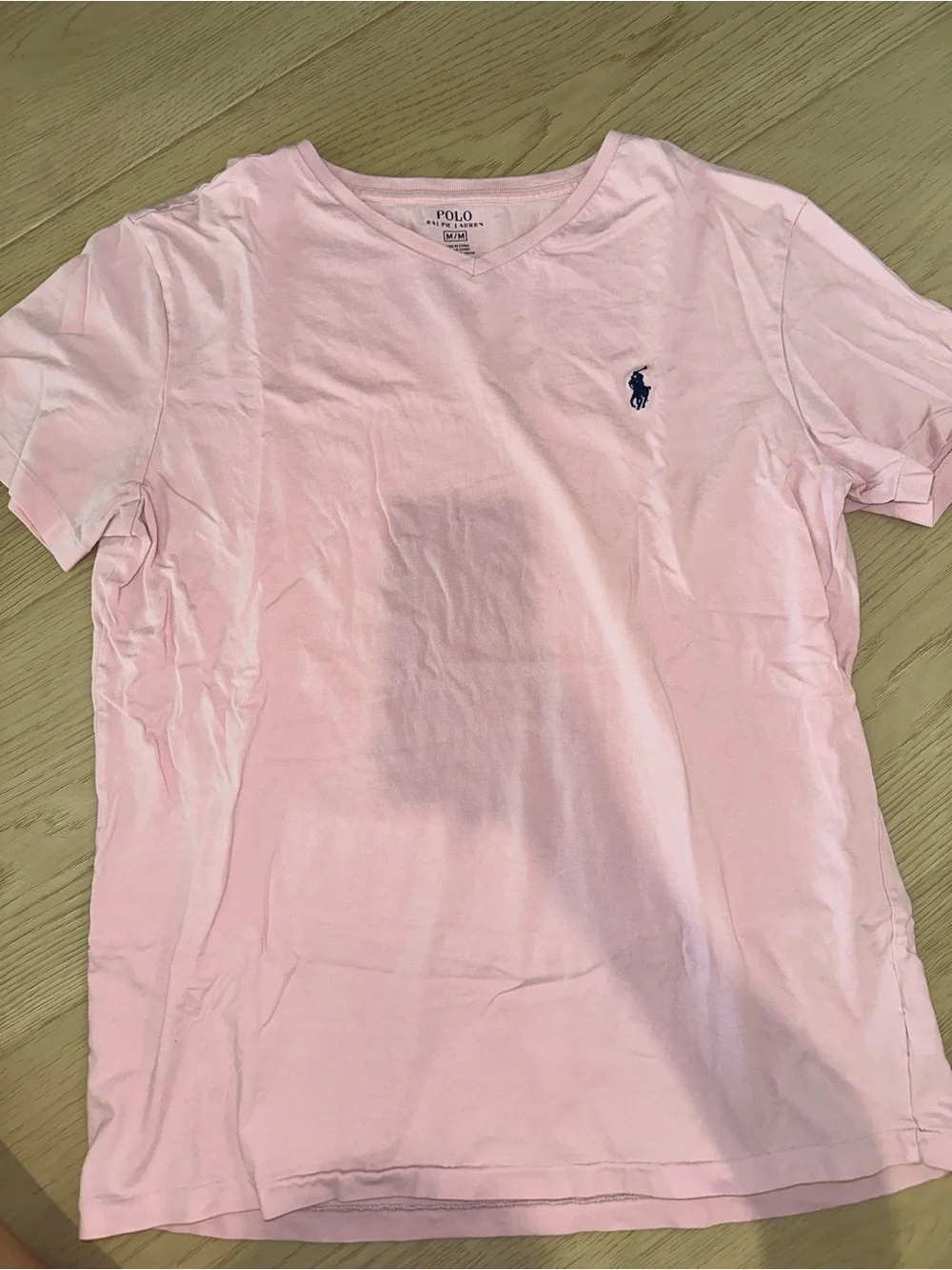 Polo Ralph Lauren Pink Crew Neck Tee with Navy Pony